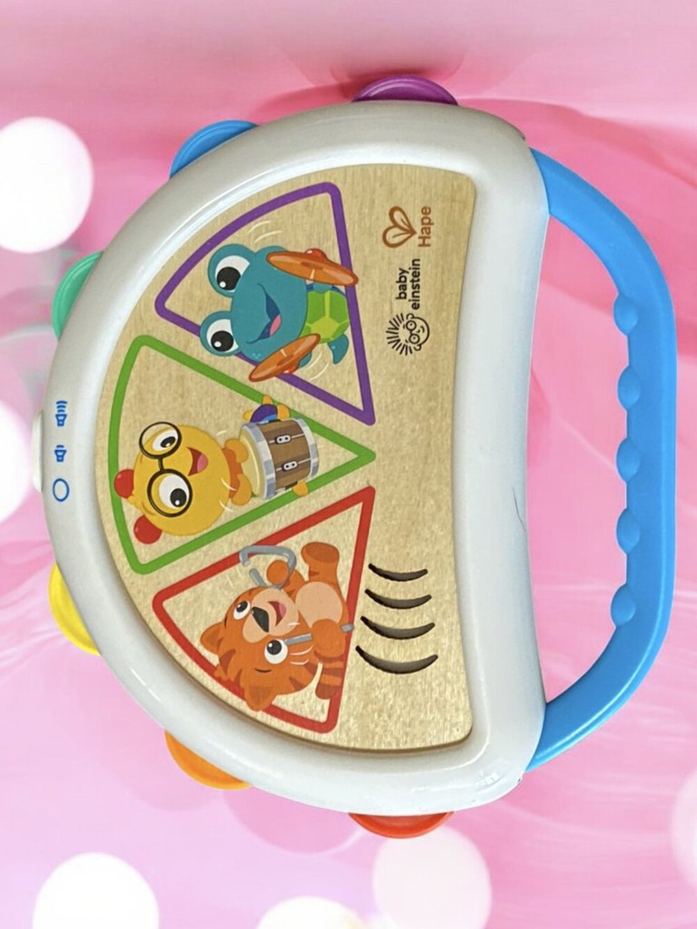 Baby Einstein Hape Tap & Shake Magic Touch Tambourine, 6-36 months